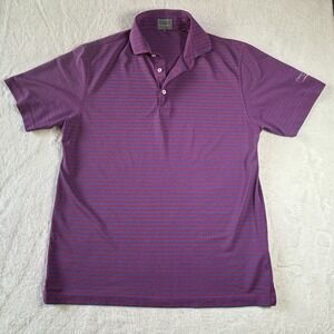 fennec polo shirt Golf Polo Shirt Striped Embroidered Logo Champions Run Size M